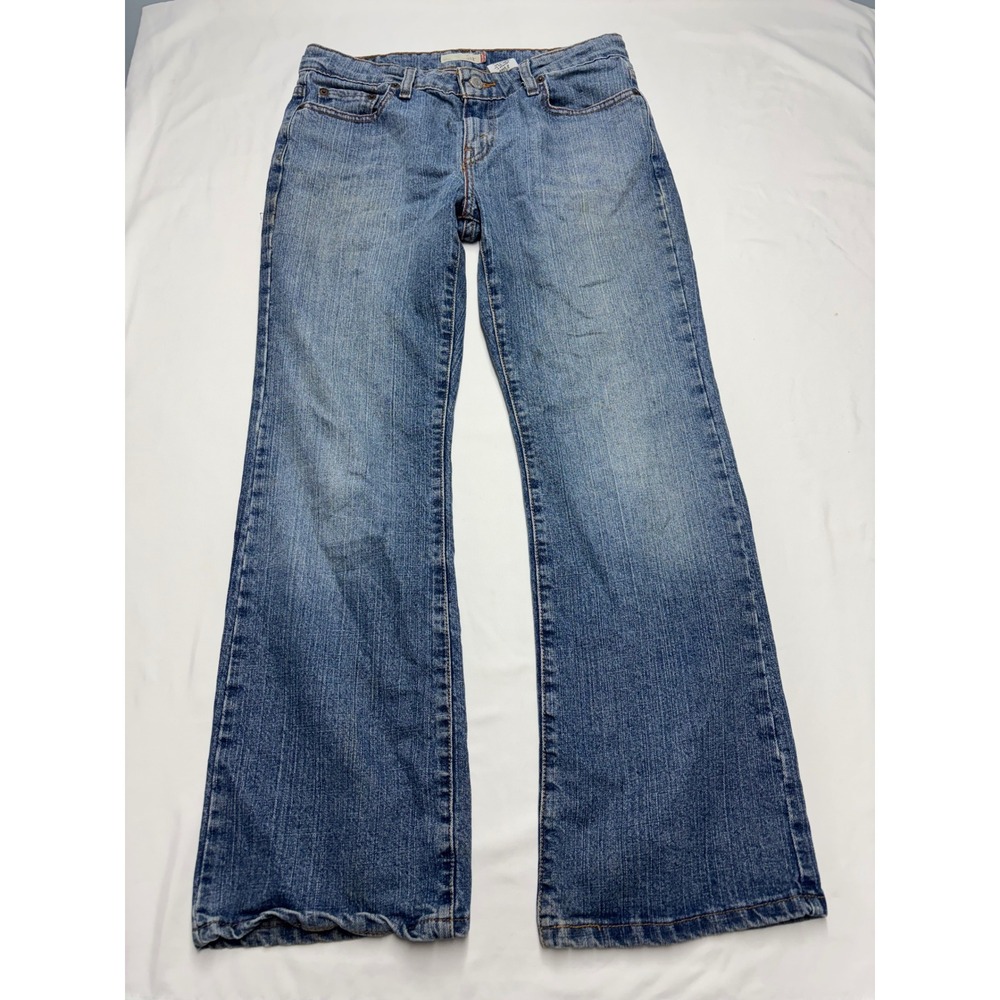 Levis 515 Bootcut Jeans Womens 10M Medium Y2K Wash Blue Denim Stretch
